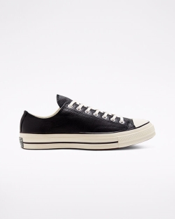 Converse Seasonal Color Leather Chuck 70 Női Rövidszárú Fekete | YMZAEJN-HU